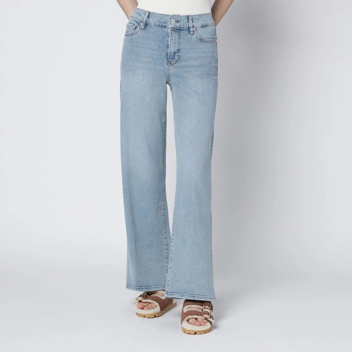 Frame - Le Slim Palazzo jeans in Tribute light blue Brand Pants 27