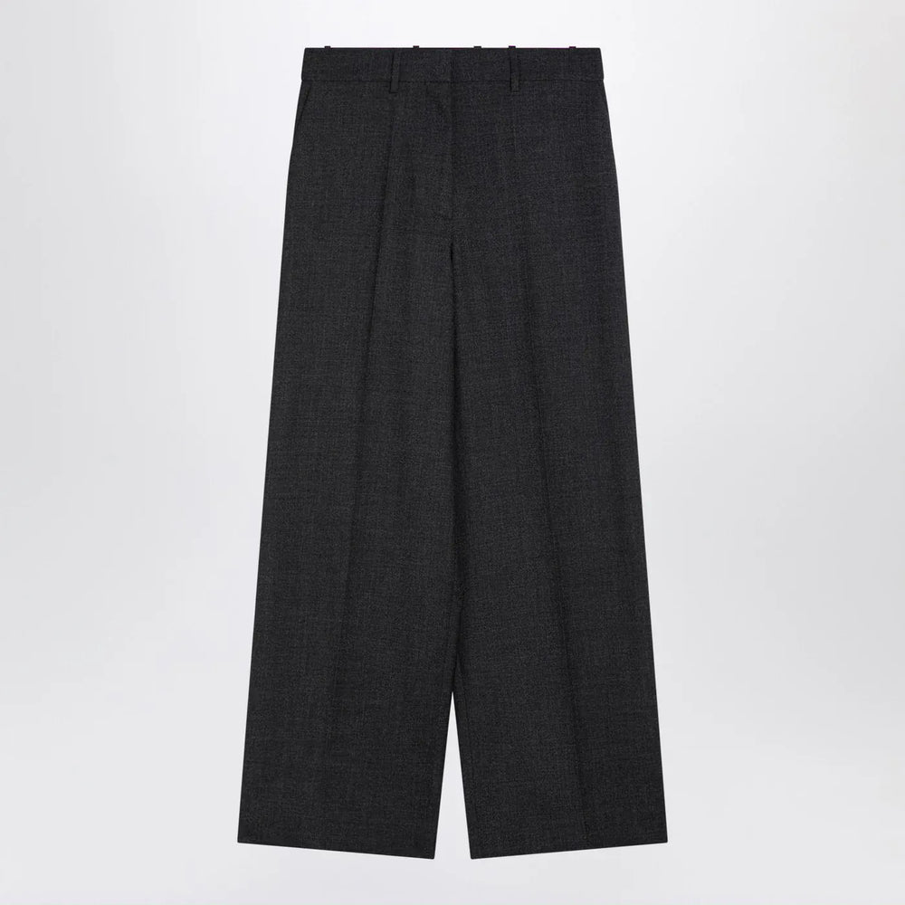 Givenchy - Dark grey wool wide trousers Brand Pants 40  FR