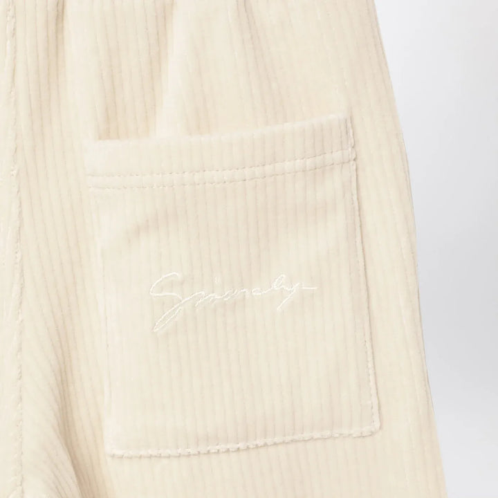 Givenchy - White velvet sweatpants Brand Pants 4