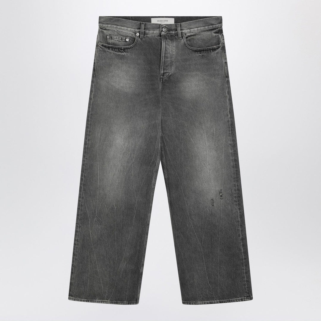 Pants Golden Goose - Wide grey washed jeans Brand