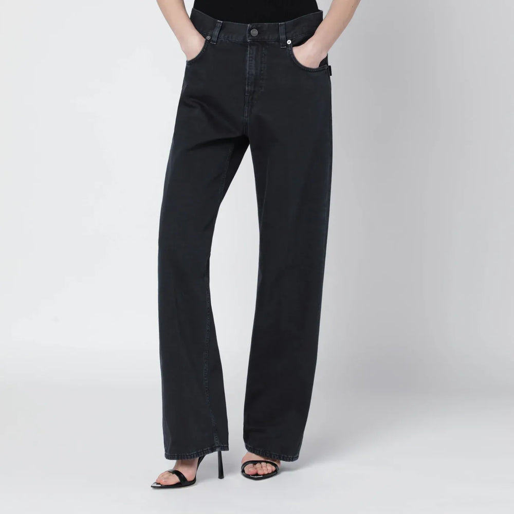 HAIKURE - Charcoal wide-leg jeans Brand Pants 26