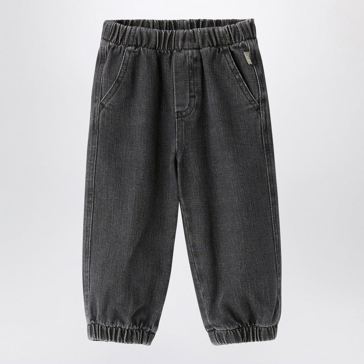 Pants 9 Il Gufo - Black washed denim jeans Brand