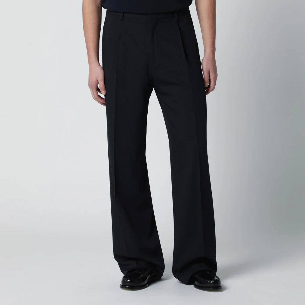 Lardini - Blue wool trousers Brand Pants 50 IT