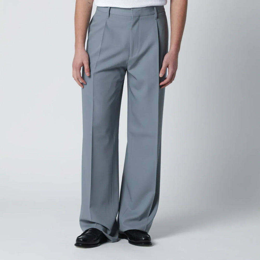 Lardini - Grey wool trousers Brand Pants 50 IT