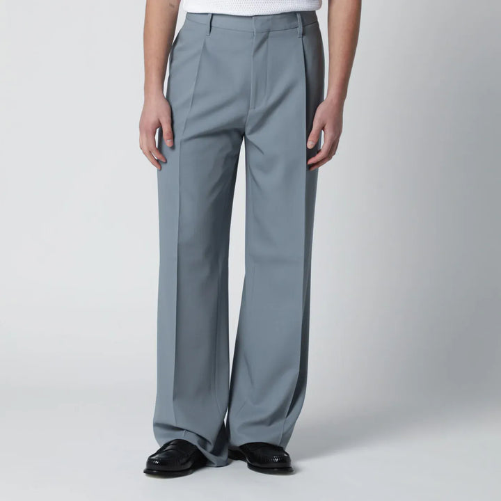 Lardini - Grey wool trousers Brand Pants 50 IT