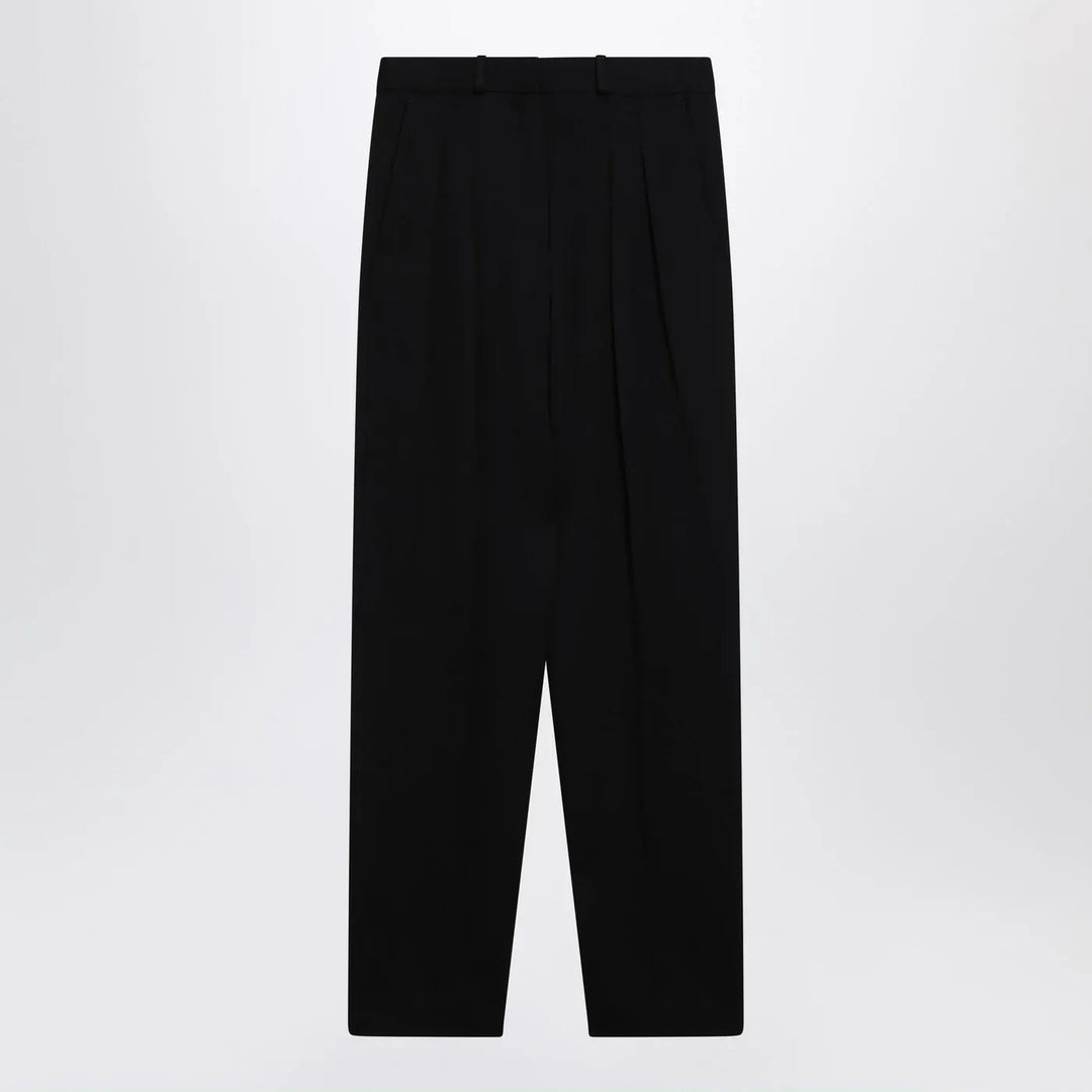 LouLou De Saison - Black wool-blend trousers Brand Pants 36  FR