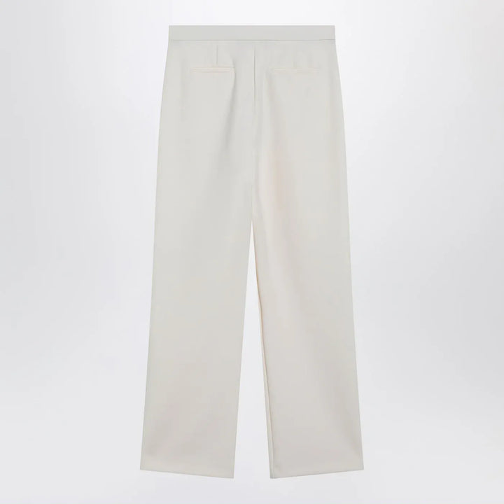 Max Mara - Ivory straight-leg trousers Brand Pants