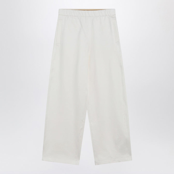 Pants M Max Mara - White silk blend trousers Brand
