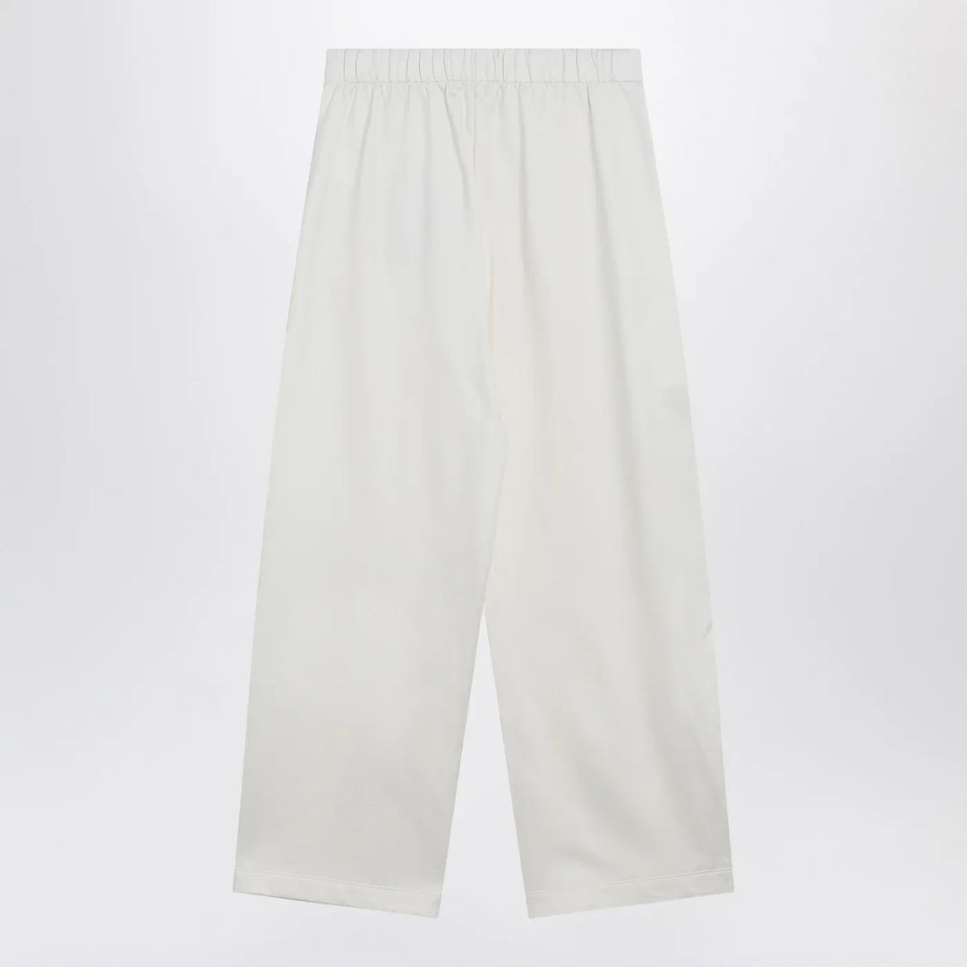 Max Mara - White silk blend trousers Brand Pants M