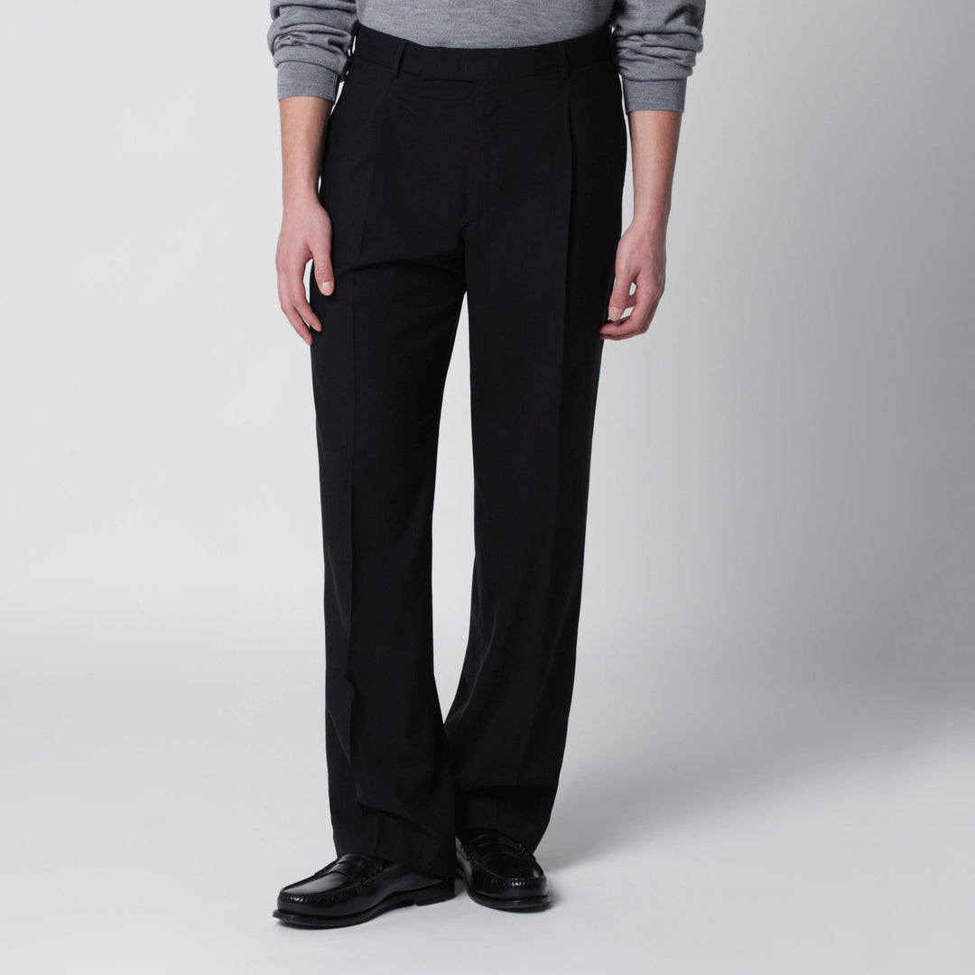 Pants PT Torino - Black wool trousers Brand