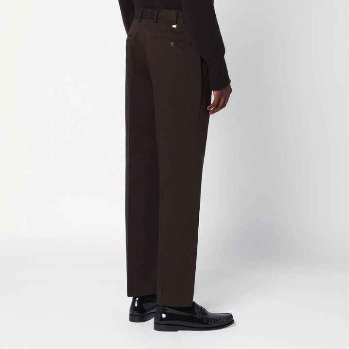 PT Torino - Brown cotton trousers Brand Pants 50 IT