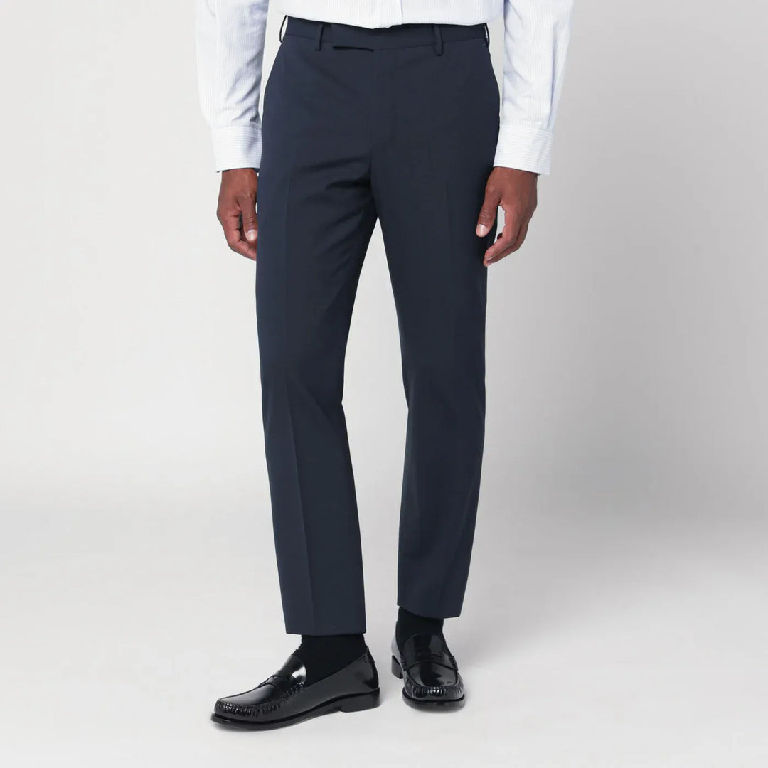 PT Torino - Dieci navy blue trousers Brand Pants 54 IT