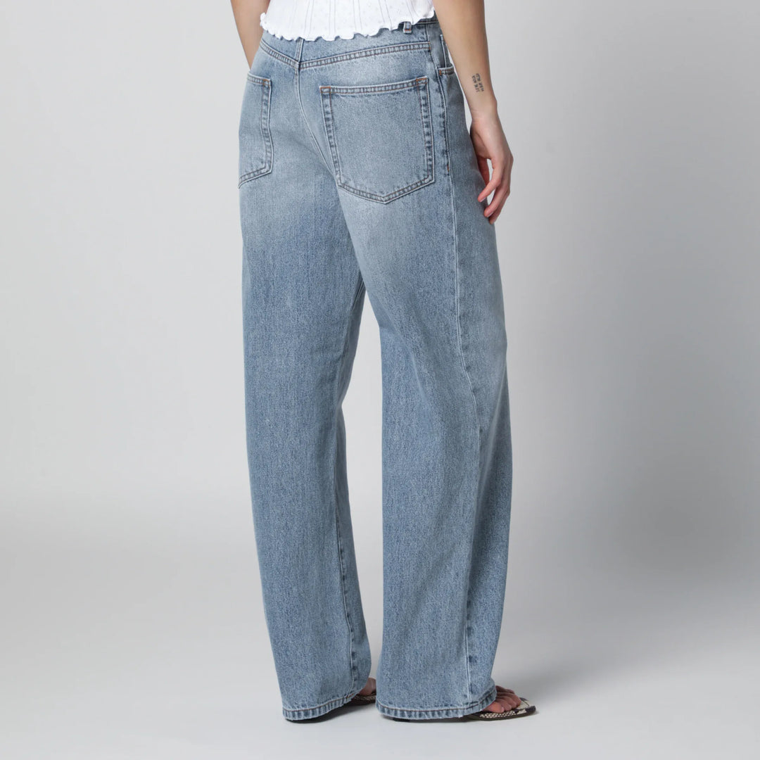 Róhe - Classic blue loose-fit jeans Brand Pants