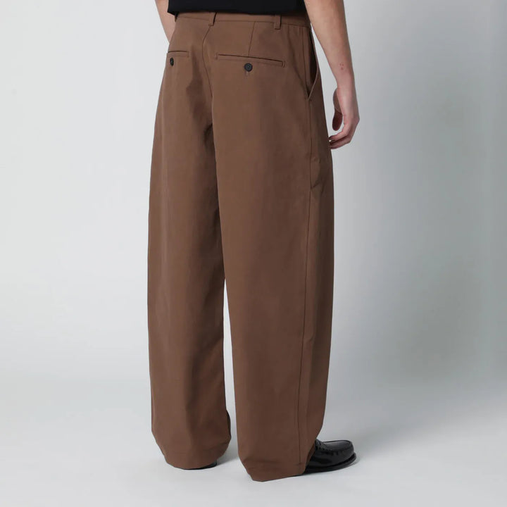 STUDIO NICHOLSON - Bosworth trousers brown Brand Pants