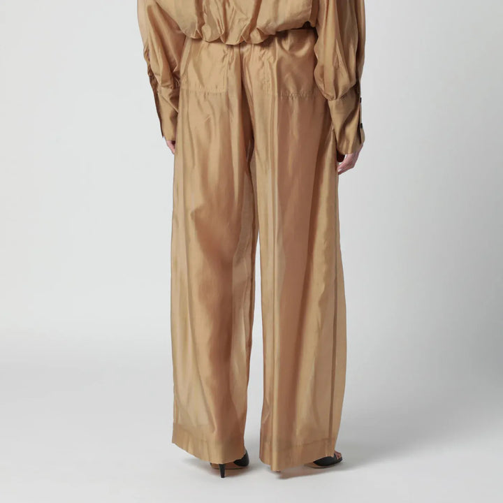 TheLatest - Nude lightweight muslin Dora trousers Brand Pants