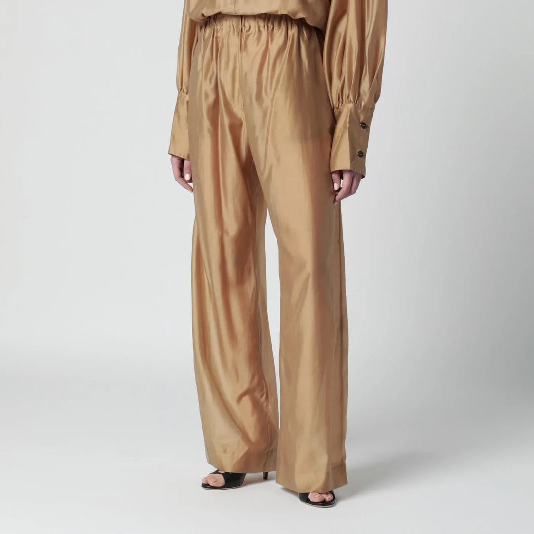 TheLatest - Nude lightweight muslin Dora trousers Brand Pants