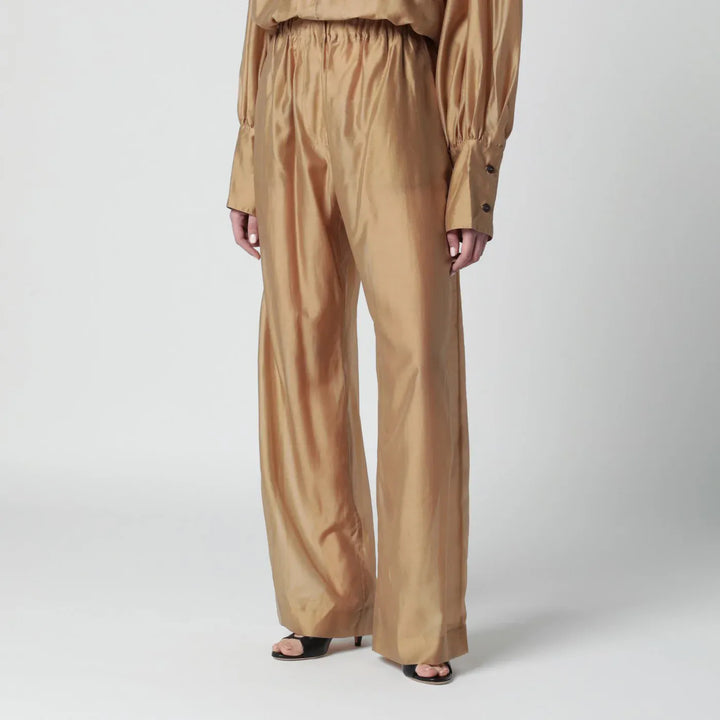 TheLatest - Nude lightweight muslin Dora trousers Brand Pants
