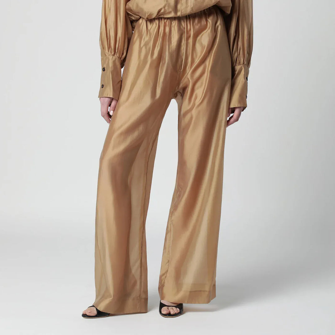 TheLatest - Nude lightweight muslin Dora trousers Brand Pants 38  IT