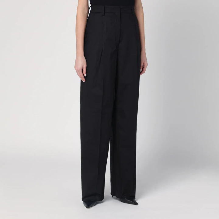 TheLatest - Wide black Axel trousers Brand Pants 38  IT