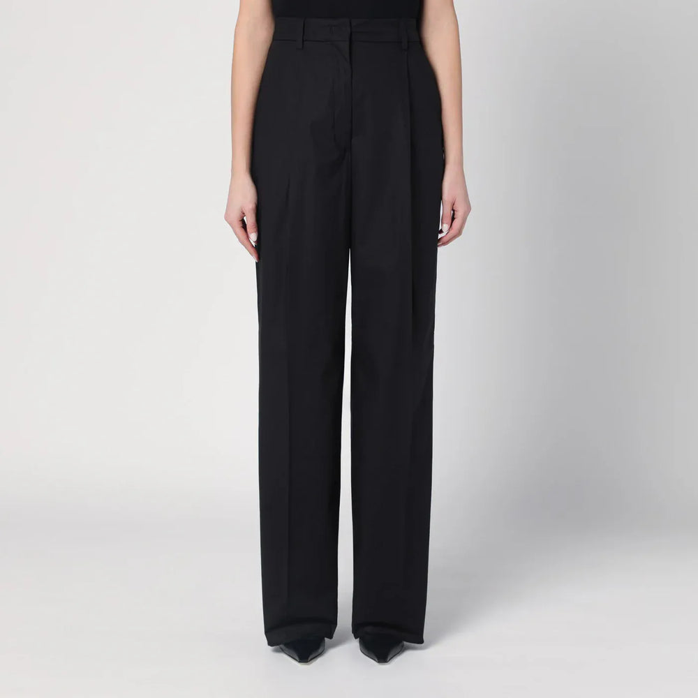 TheLatest - Wide black Axel trousers Brand Pants 38  IT