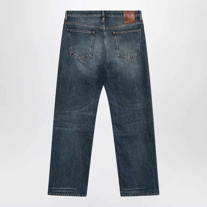 Valentino - Blue washed denim jeans Brand Pants