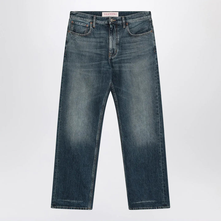Valentino - Blue washed denim jeans Brand Pants 30
