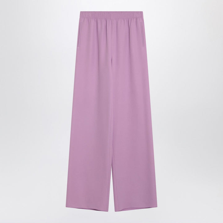 Pants Valentino - Wide lilac pink silk pants Brand