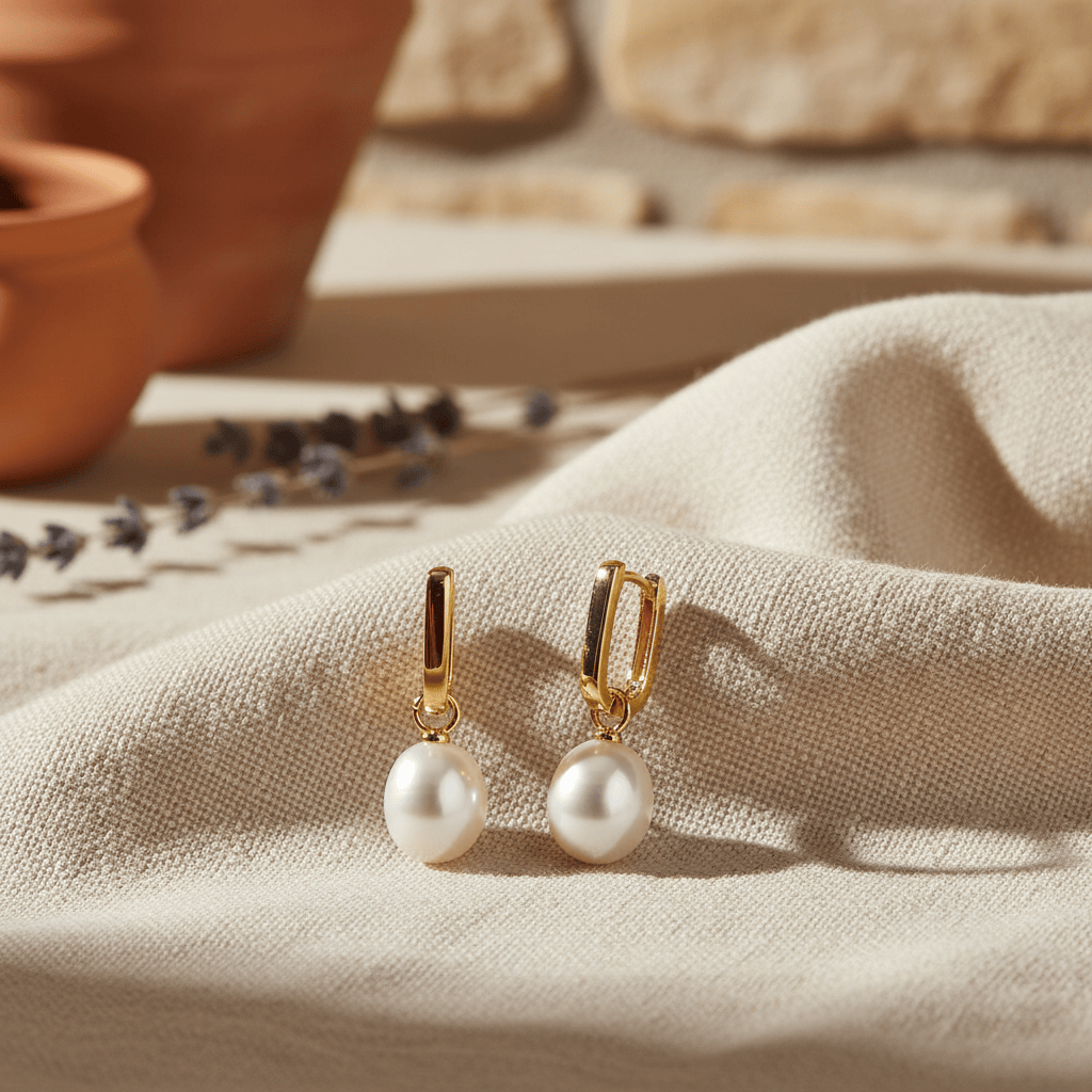 Blakely Earrings Brand Pearl Earrings