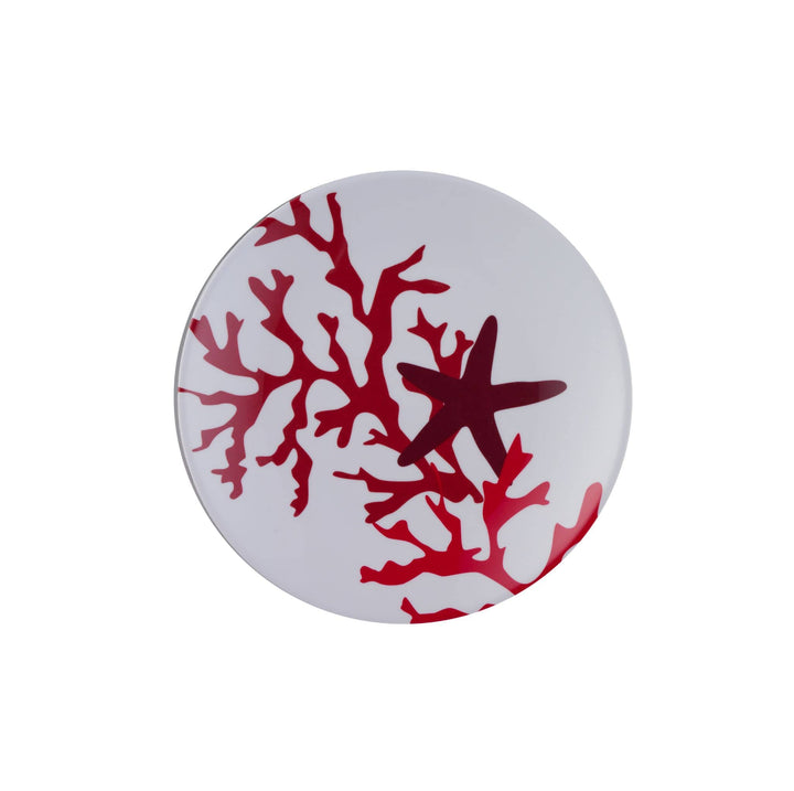 Mario Luca Giusti Corallo Red Plates Set Brand Plates