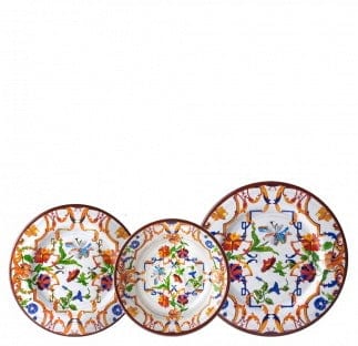 Mario Luca Giusti Plates Mario Luca Giusti Pancale White Dinner Plate Set of 12Pcs Brand