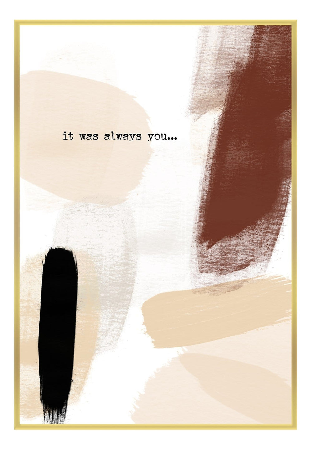 Canvas Print Always You Always You Wall Art : Ready to hang framed artwork. Brand