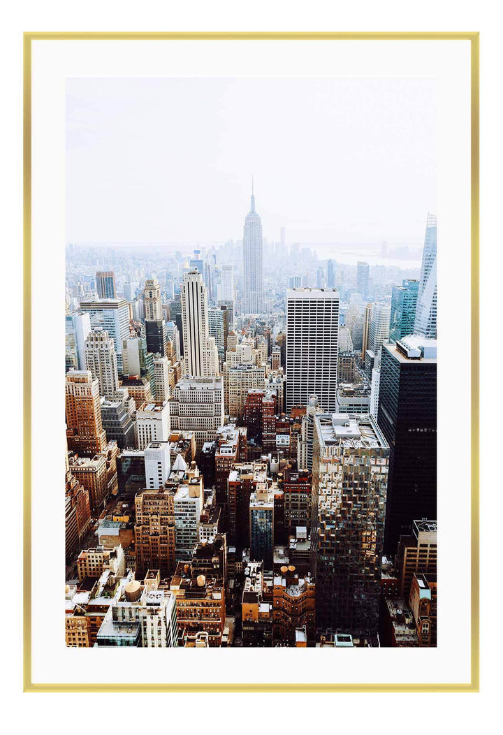 Canvas Print Small		50x70cm / Gold Autumn in New York Autumn in New York Framed Print Brand