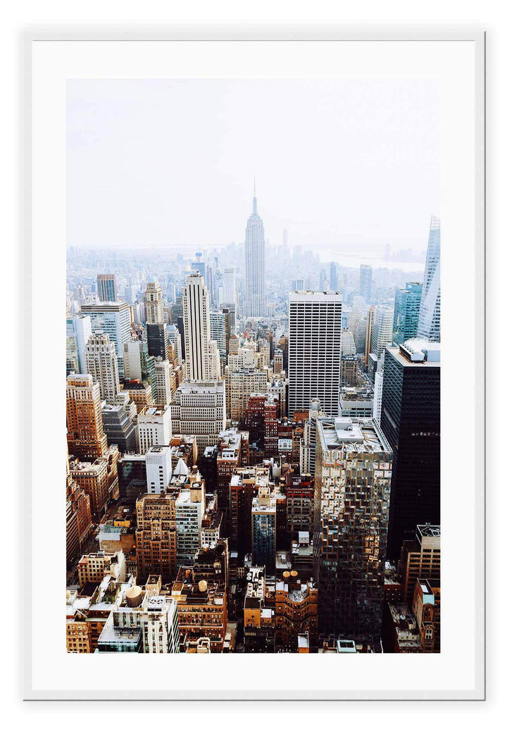 Canvas Print Small		50x70cm / White Autumn in New York Autumn in New York Framed Print Brand