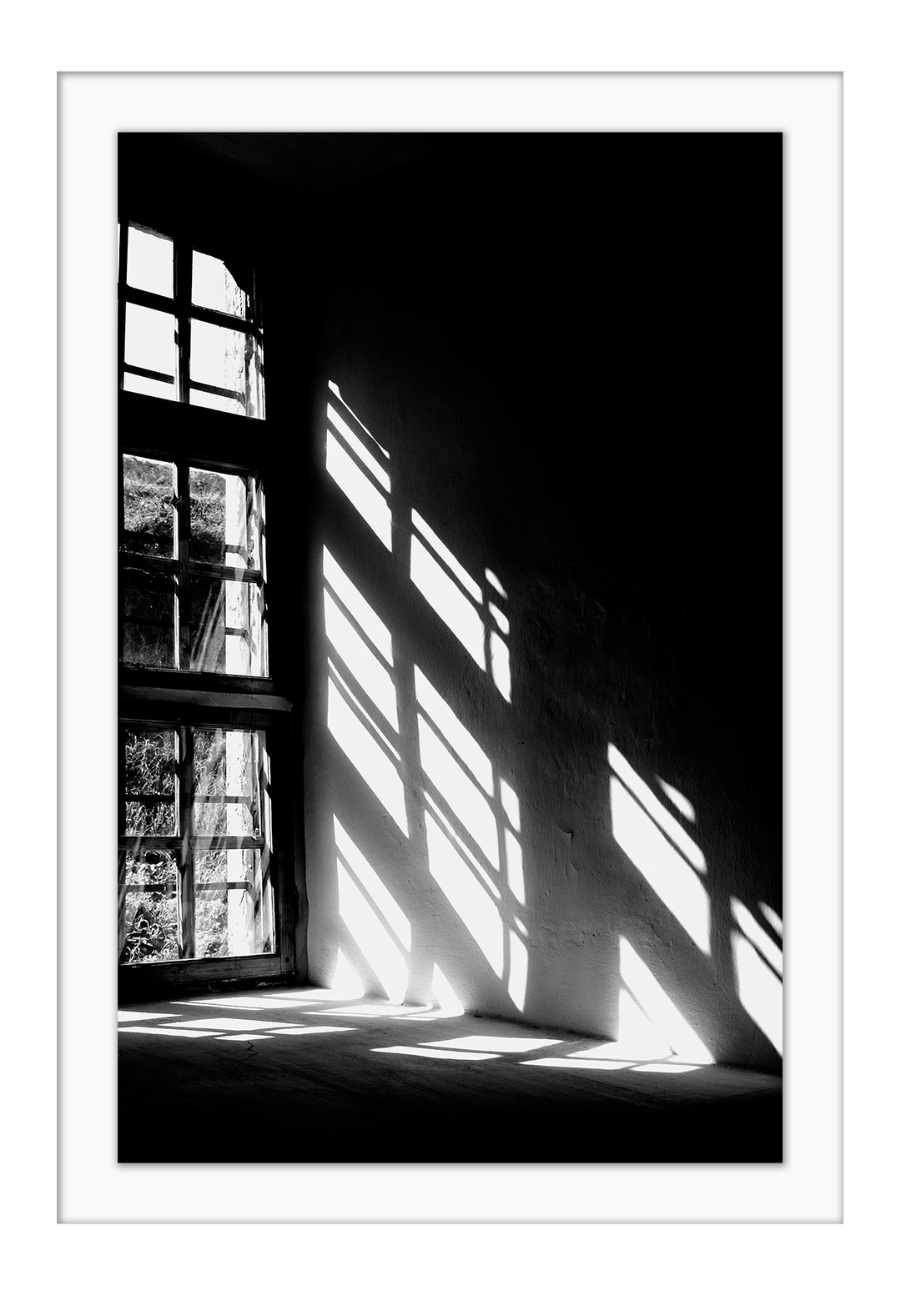 Canvas Print 60x90cm / Unframed Window Shadow Window Shadow Wall Art : Ready to hang framed artwork. Brand