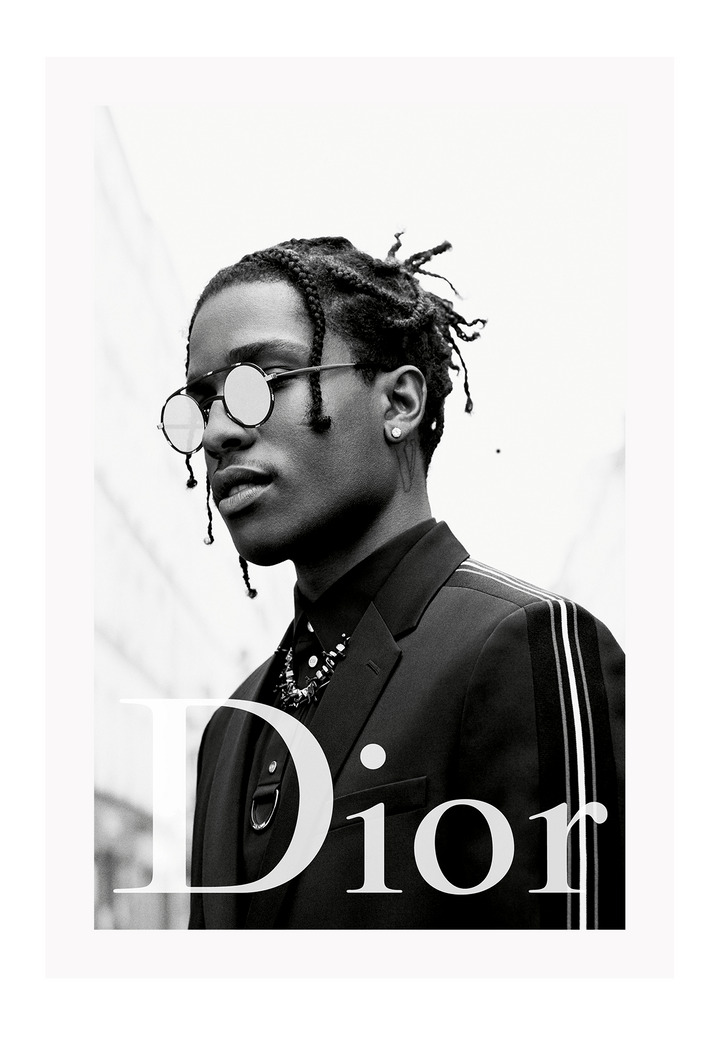 Canvas Prints ASAP Rocky Dior ASAP Rocky Dior Wall Art : Ready to hang framed artwork. Brand