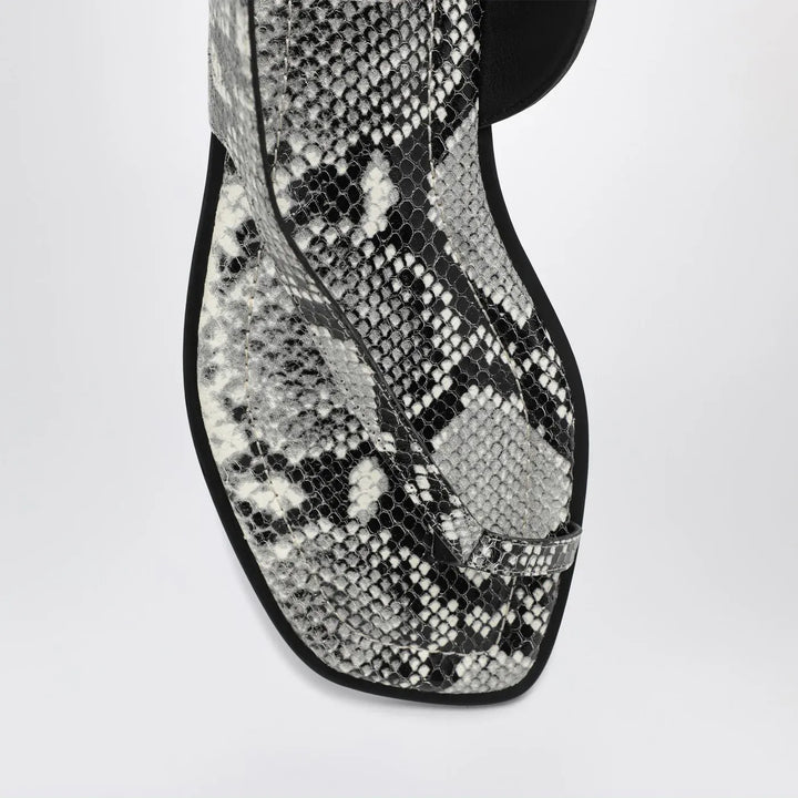 A.EMERY - The Heidi Sandals snake-effect in leather Brand Sandals