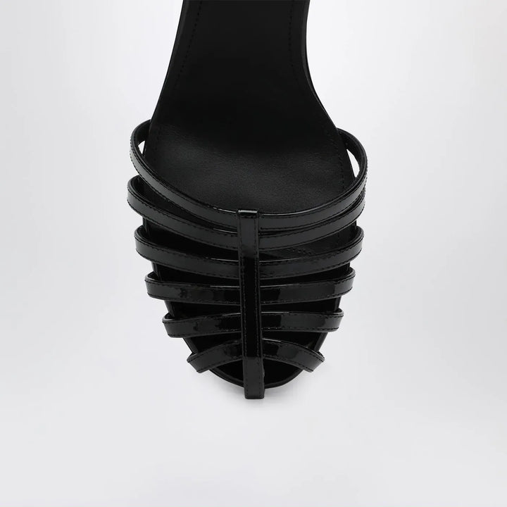 Givenchy - Patent Leather Cage Heeled Sandals Brand Sandals