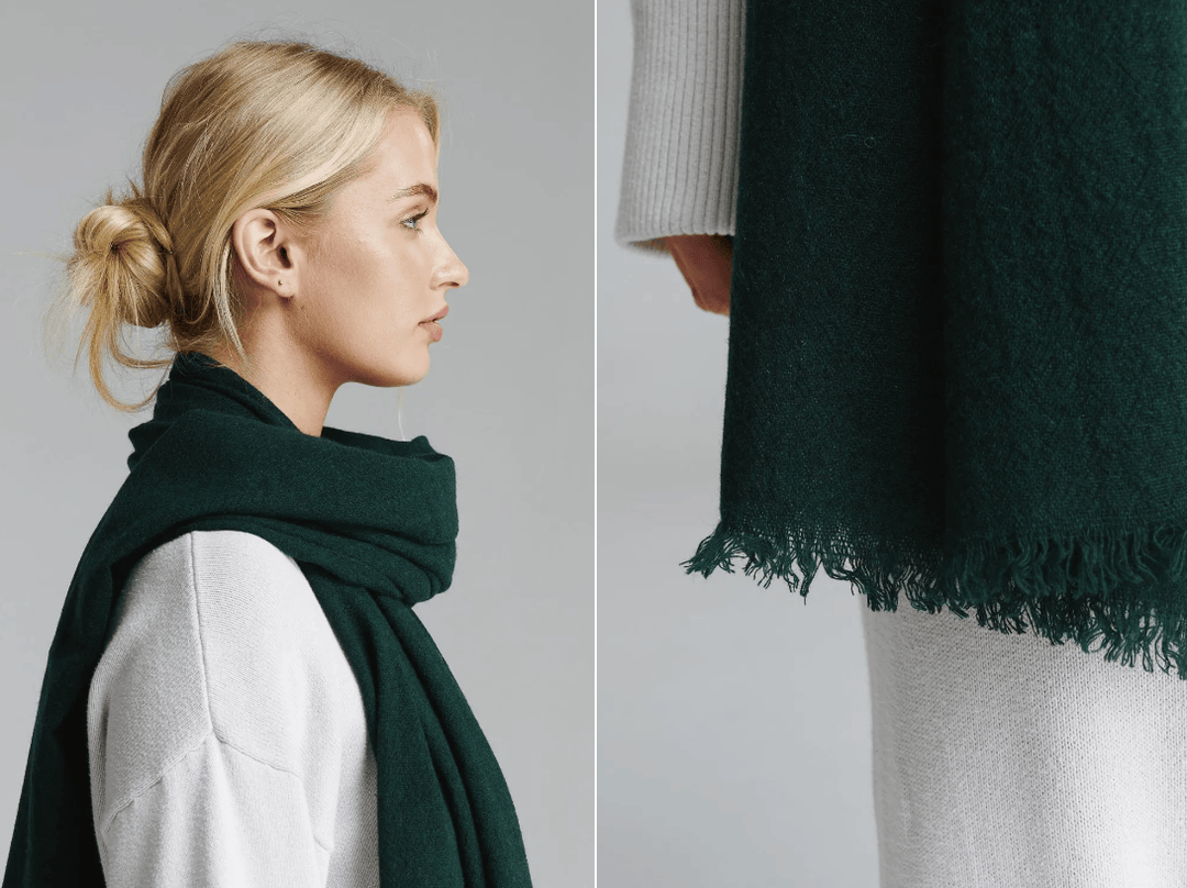 Italian Pure Cashmere Scarves Brand Scarves Forest