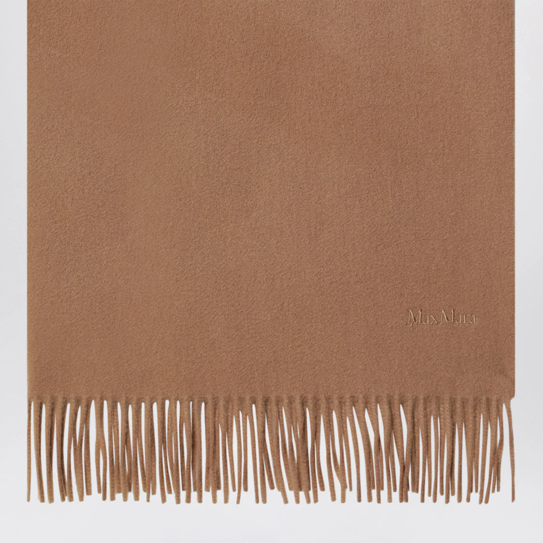Max Mara - Camel cashmere scarf Brand Scarves &amp; Shawls U