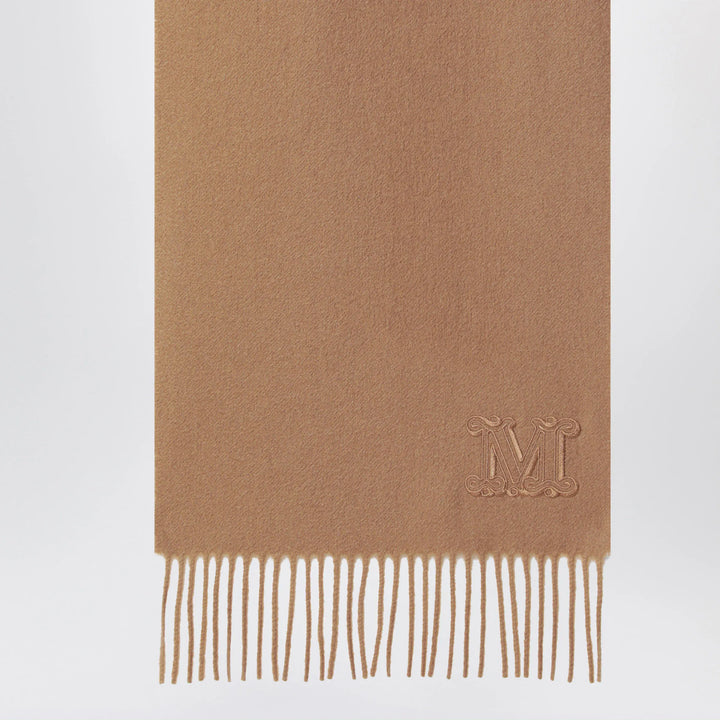 Max Mara - Camel-colored cashmere scarf Brand Scarves &amp; Shawls U