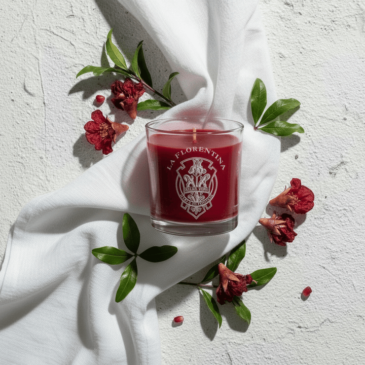 La Florentina Pomegranate Scented Candle 160 g Brand Scented Candles