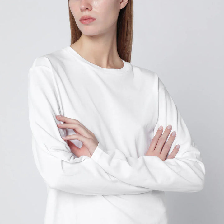 AGOLDE - White organic cotton top Brand Shirts &amp; Tops