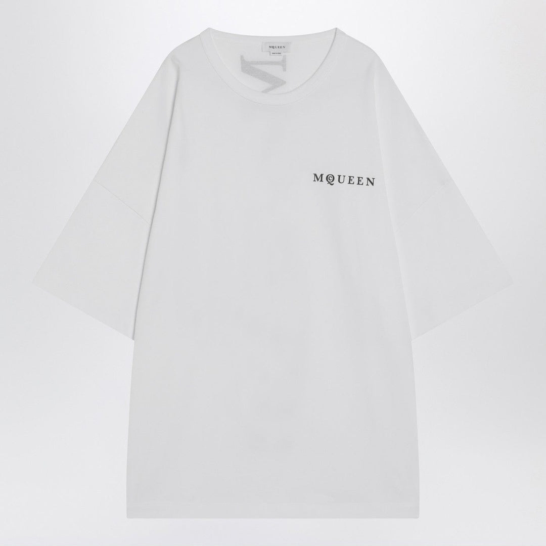 Shirts & Tops L Alexander McQueen - White oversized t-shirt with logo Brand
