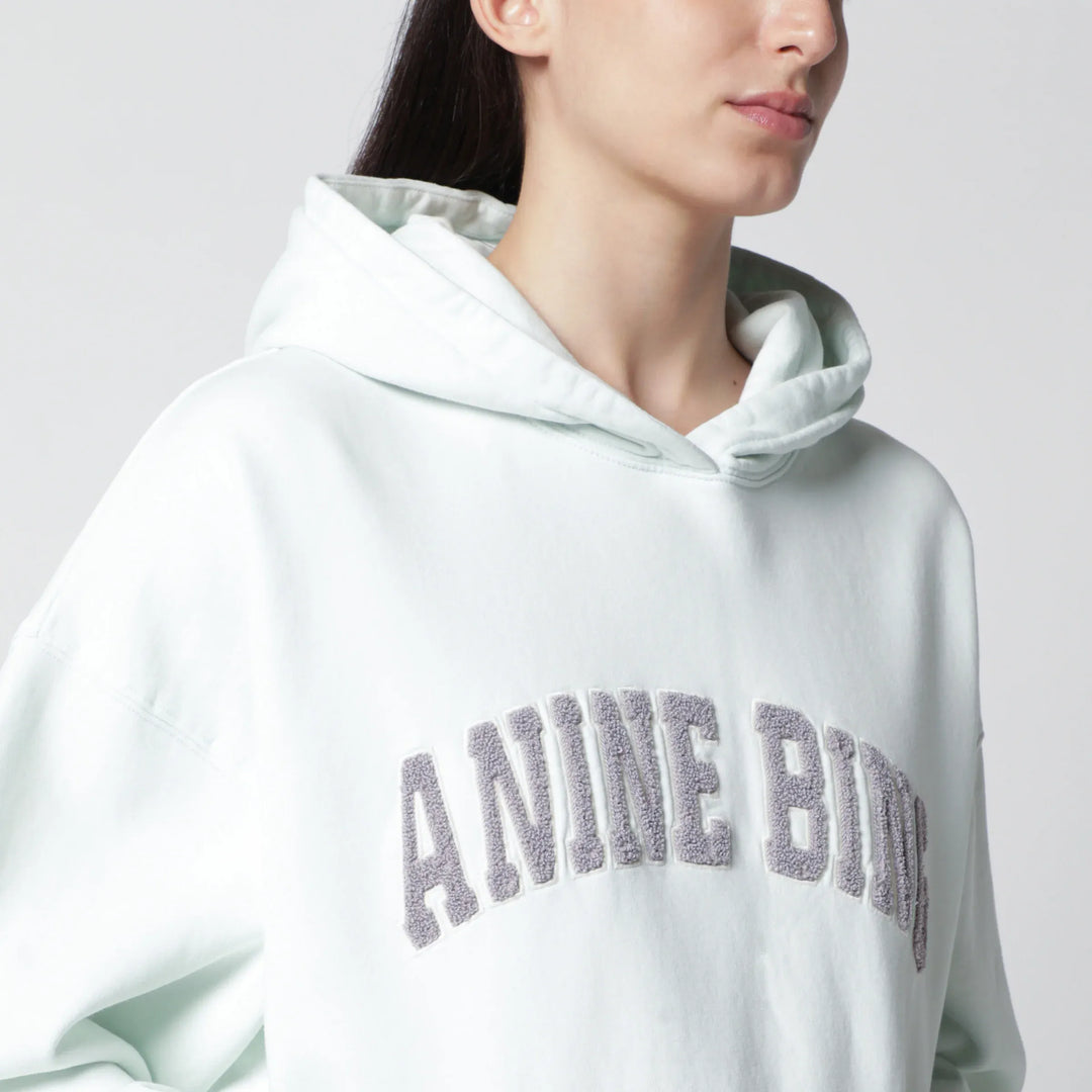 ANINE BING - Harvey hoodie mint green Brand Shirts &amp; Tops