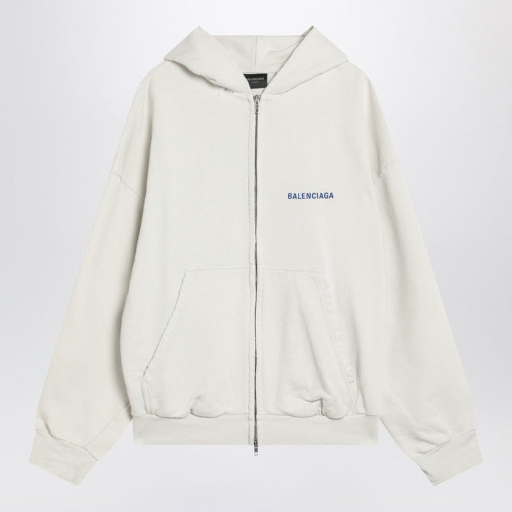 Shirts &amp; Tops XXS Balenciaga - White Balenciaga Back sweatshirt Regular Fit Brand