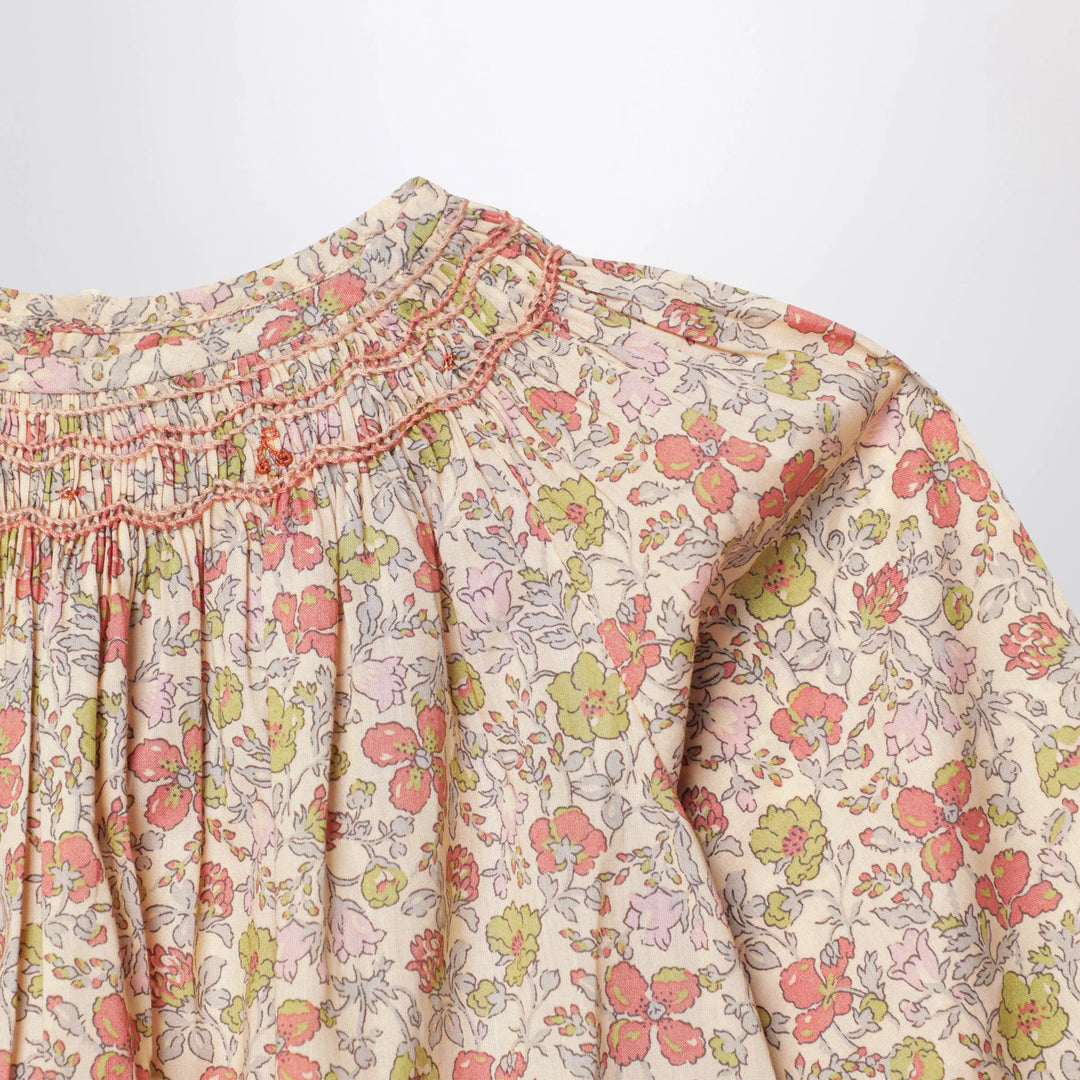Bonpoint - Pink Liberty fabric shirt Brand Shirts &amp; Tops