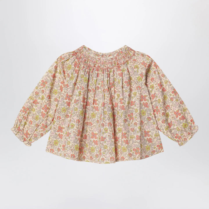 Bonpoint - Pink Liberty fabric shirt Brand Shirts &amp; Tops 2Y