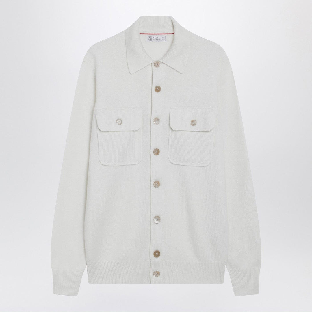 Shirts & Tops 50 IT Brunello Cucinelli - White cashmere cardigan Brand