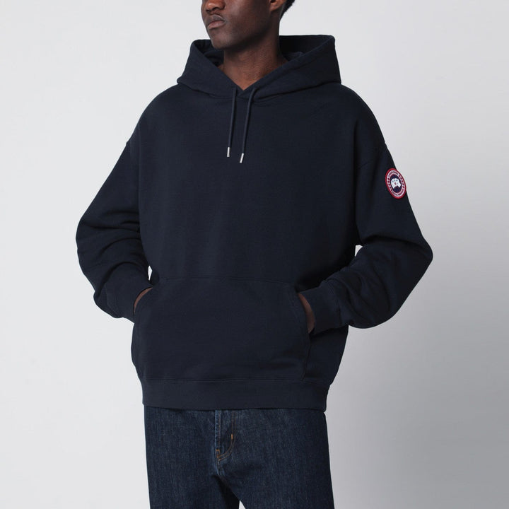 Shirts &amp; Tops Canada Goose - Midnight blue hooded sweatshirt Brand