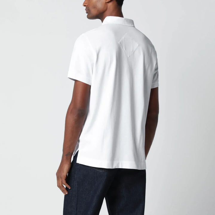 Canada Goose - White polo with patch logo Brand Shirts &amp; Tops